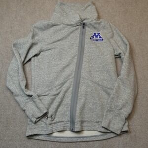 Michigan State‎ Spartans Under Armour Sweatshirt Womens Small Gray Full Zip